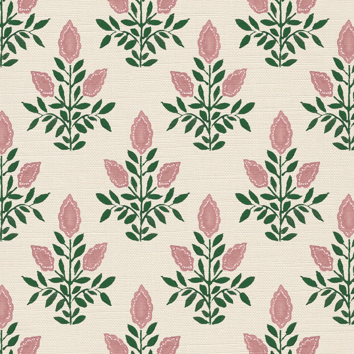 CW: Soft pink and racing green | BASE: Luxury Linen | HERO