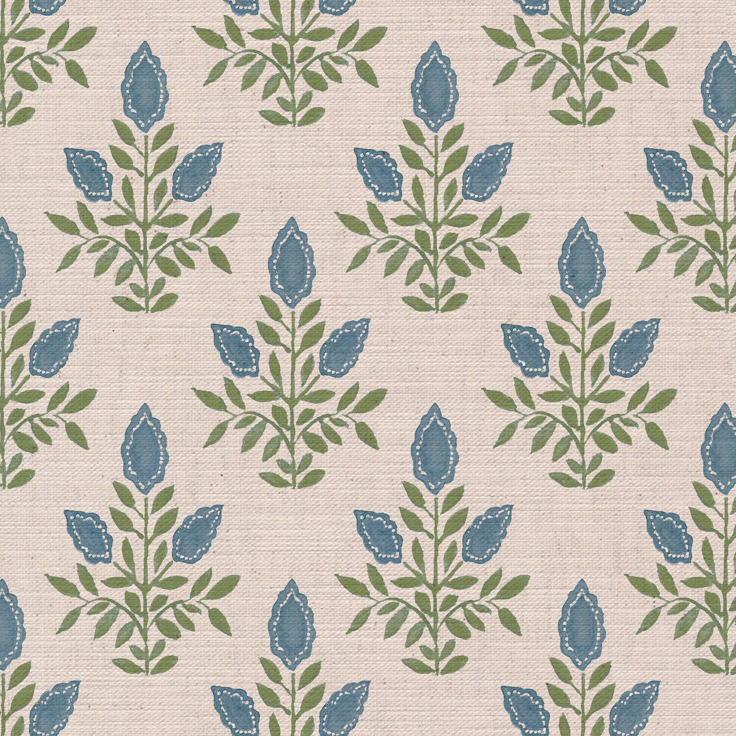 CW: Blue and moss green | BASE: Mercia Linen | HERO