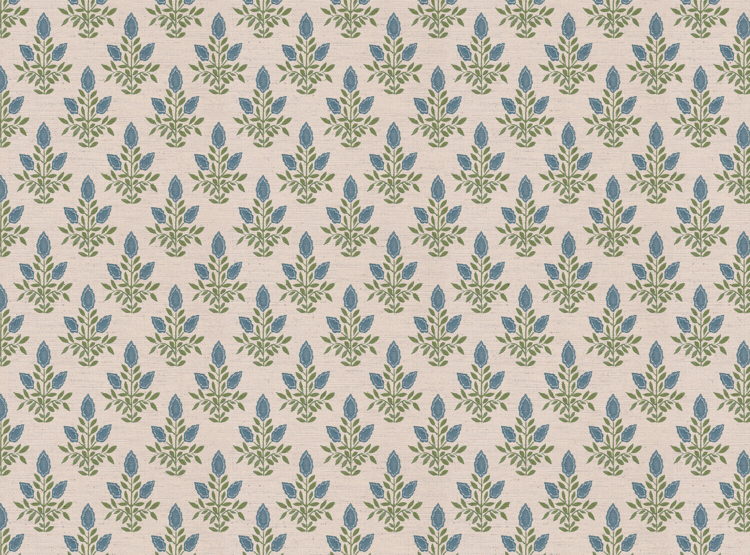 CW: Blue and moss green | BASE: Natural Luxury Linen