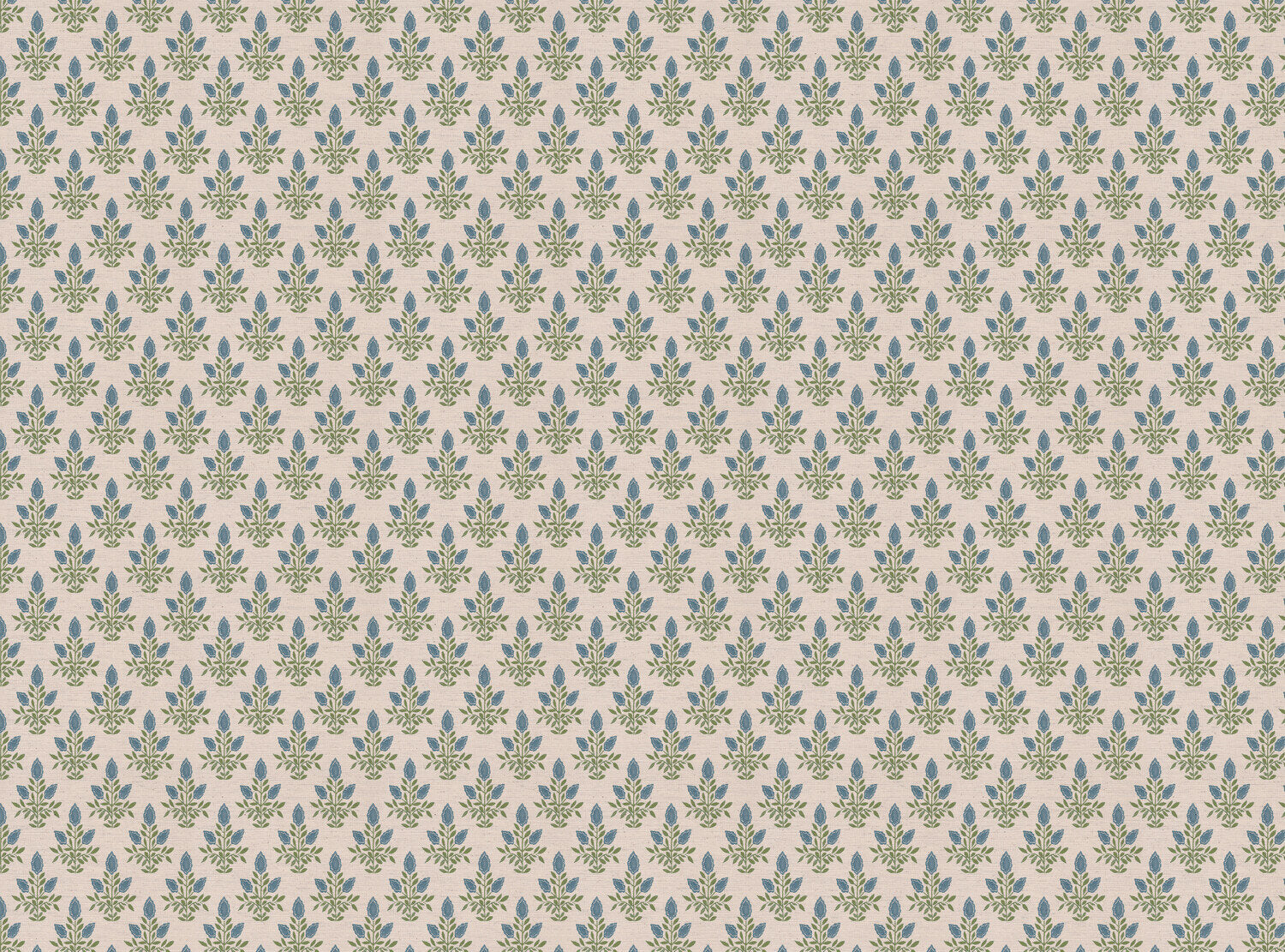 CW: Blue and moss green | BASE: Natural Luxury Linen