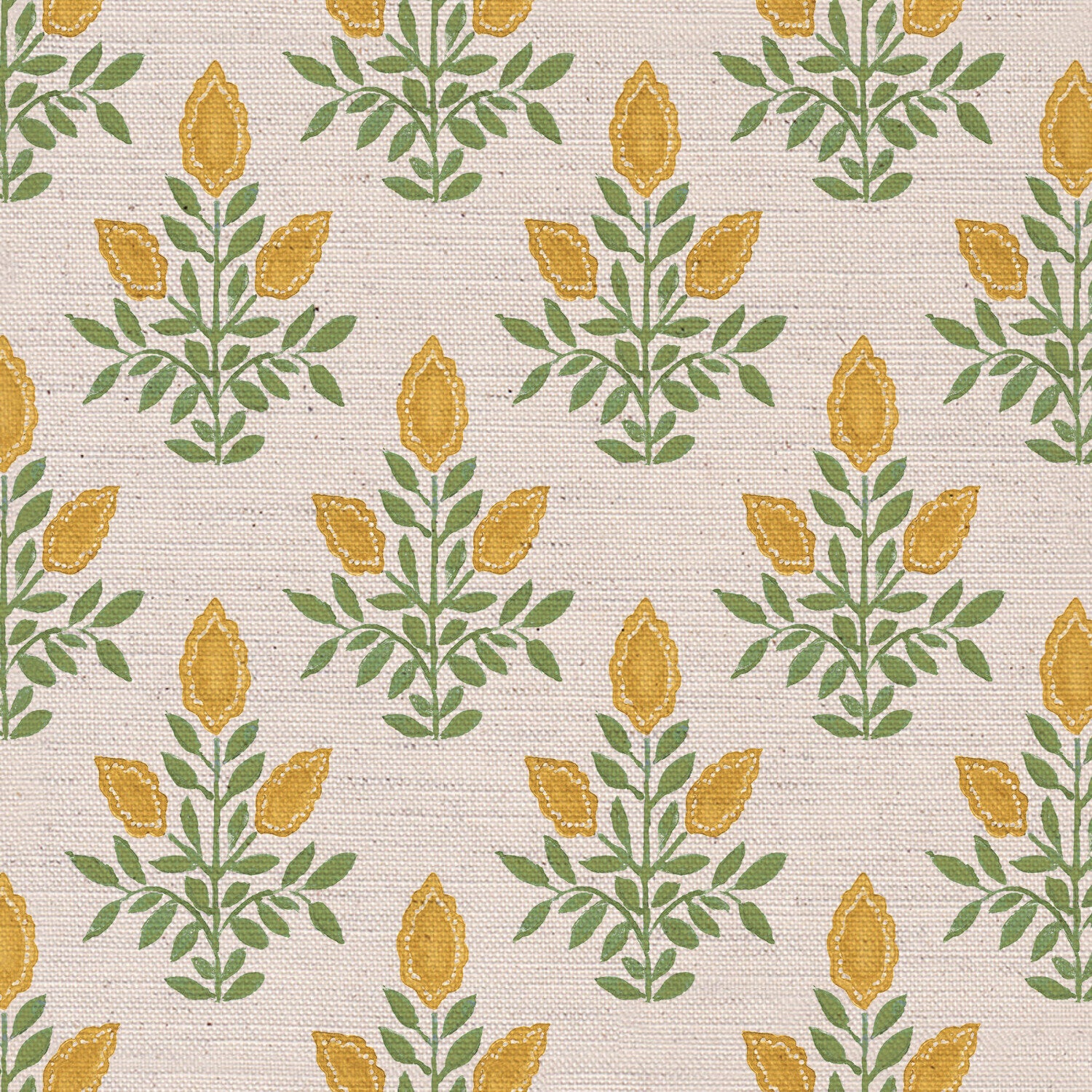 CW: Yellow and green | BASE: Natural Luxury Linen | HERO