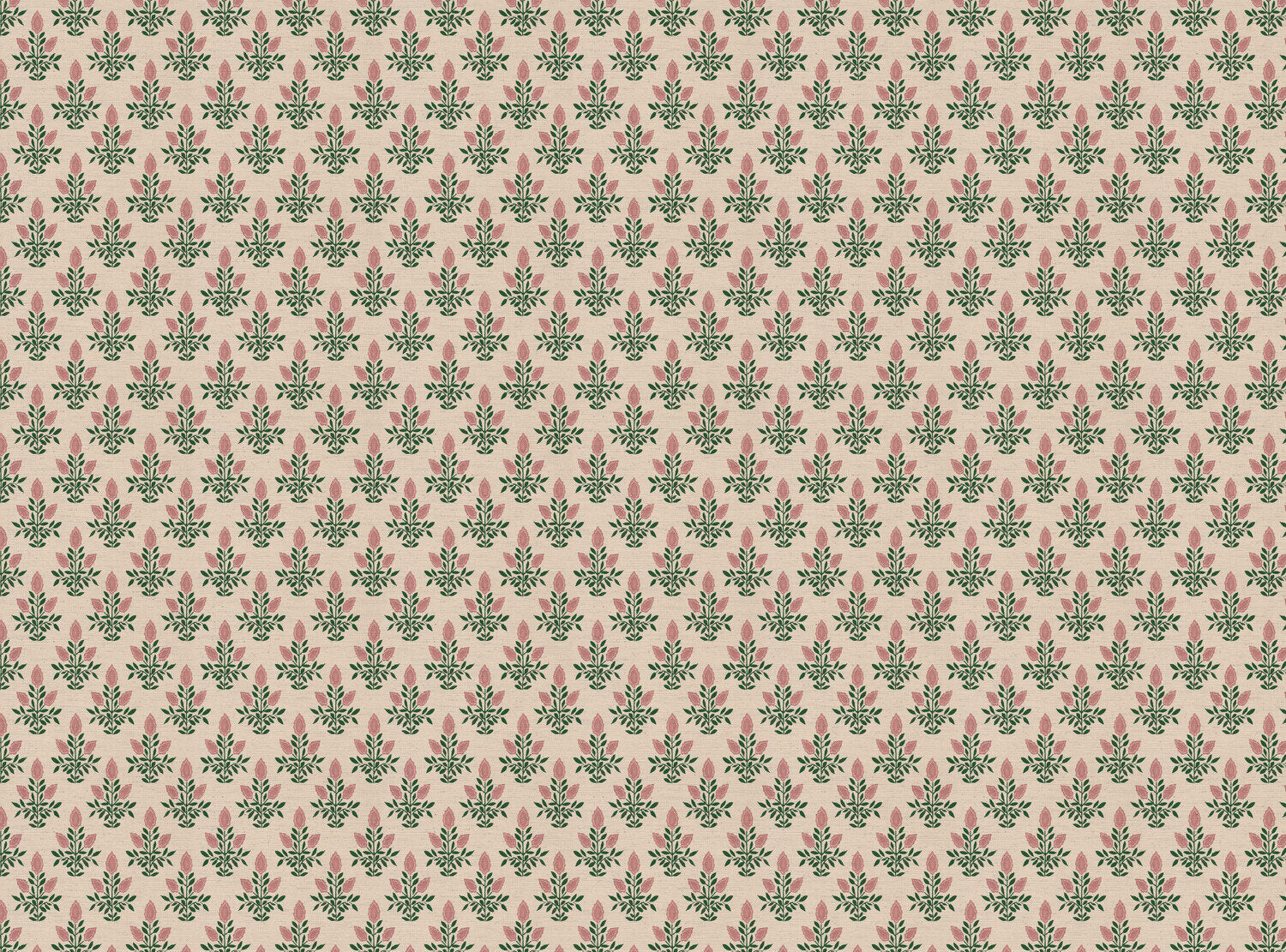 CW: Soft pink and racing green | BASE: Natural Luxury Linen