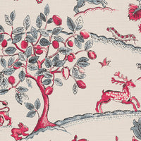 Pinky red and grey blue