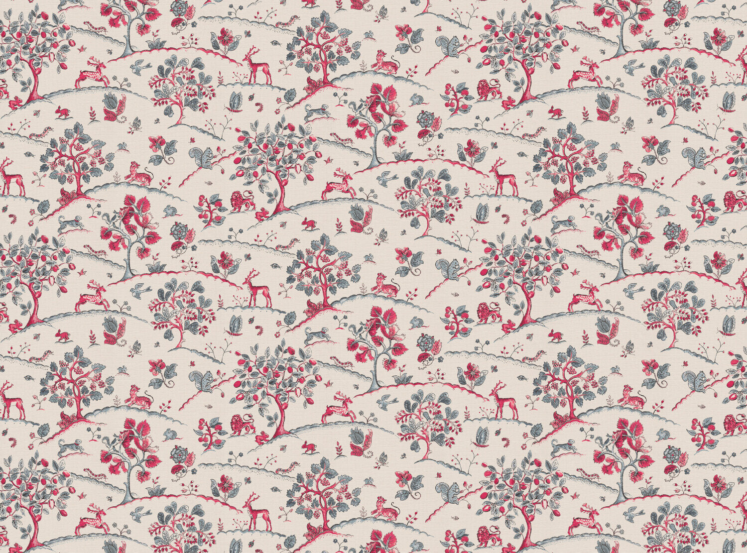 CW: Pinky red and grey blue | BASE: Luxury Linen