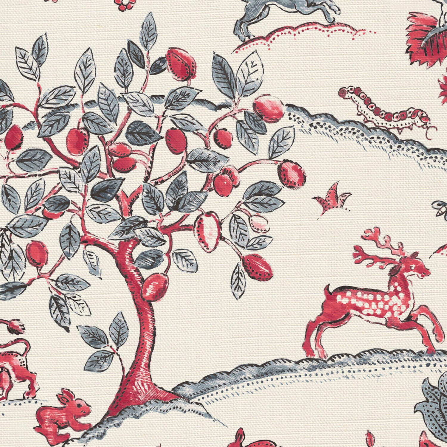 CW: Warm red and grey blue | BASE: Luxury Linen | HERO