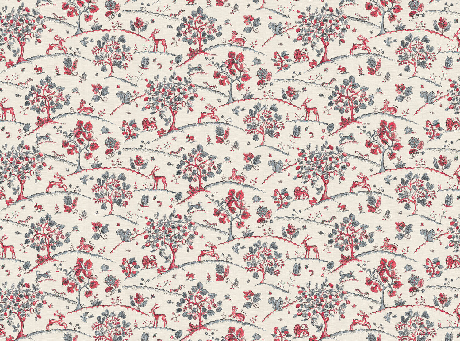 CW: Warm red and grey blue | BASE: Luxury Linen