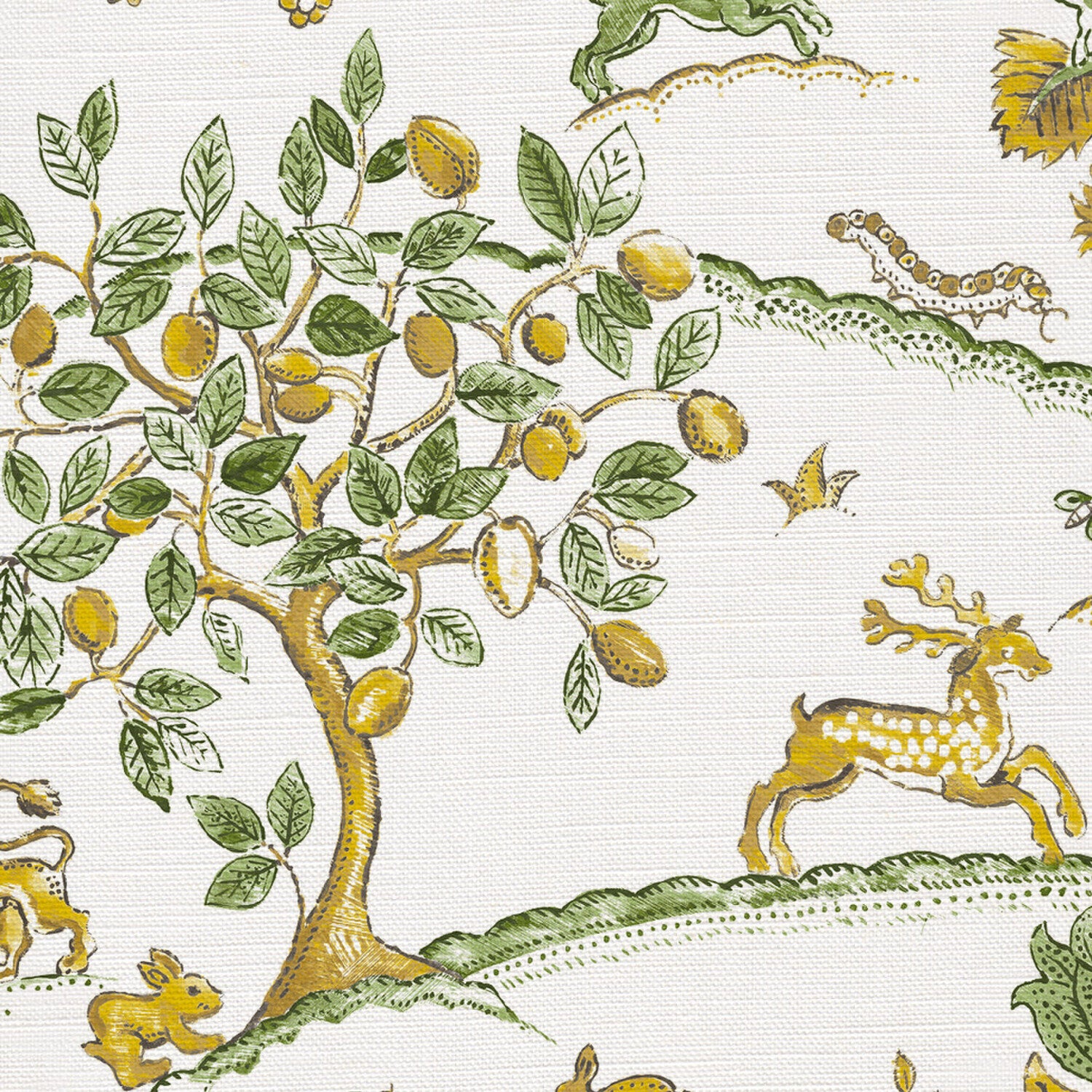 CW: Yellow and green | BASE: Luxury Linen | HERO
