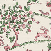 Soft pink and racing green