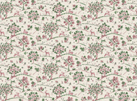 Soft pink and racing green