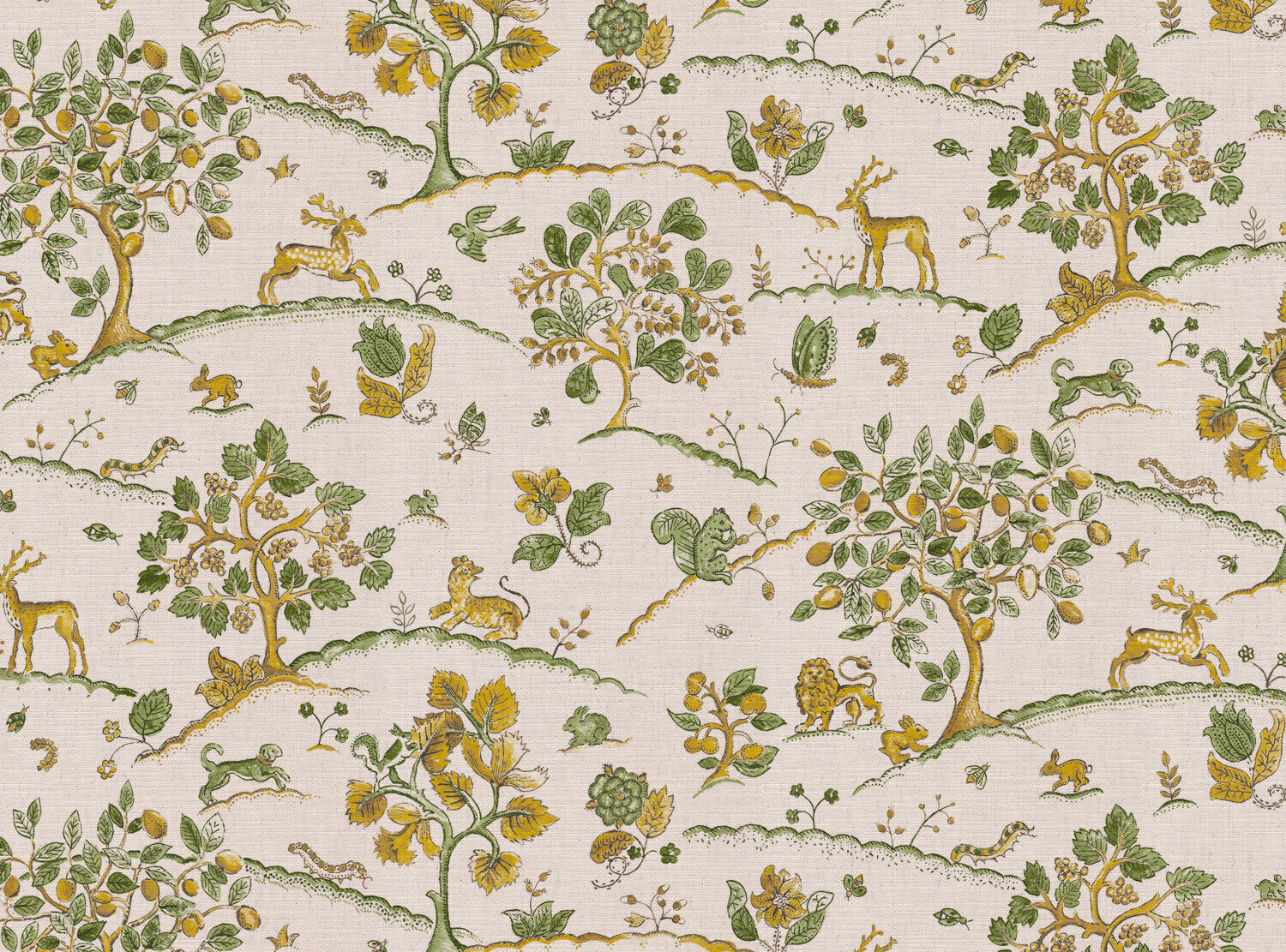 CW: Yellow and green | BASE: Mercia Linen