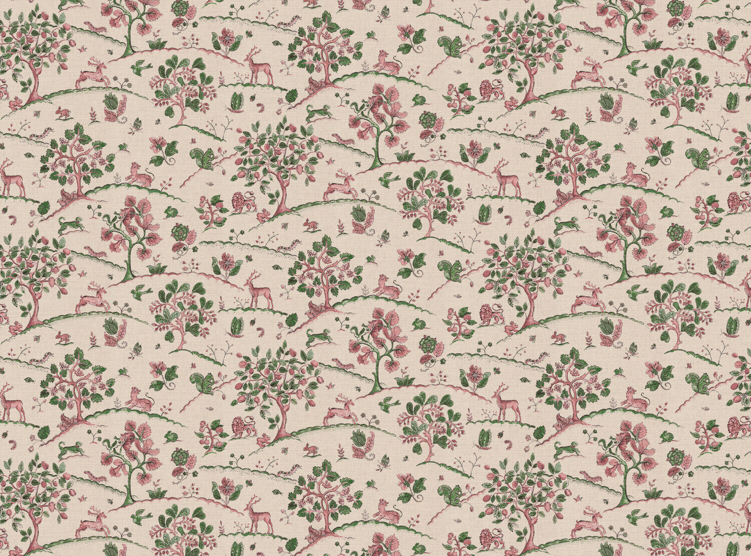 CW: Soft pink and racing green | BASE: Mercia Linen
