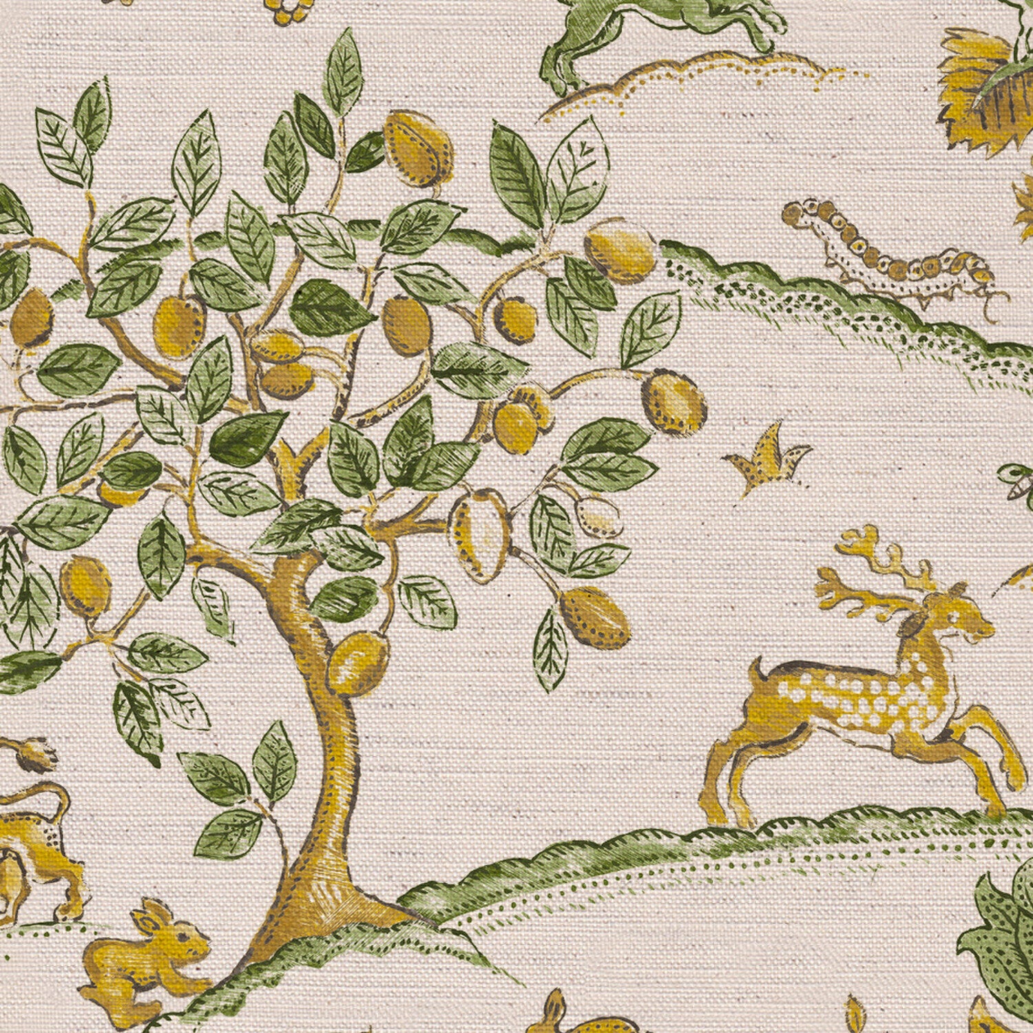 CW: Yellow and green | BASE: Natural Luxury Linen | HERO