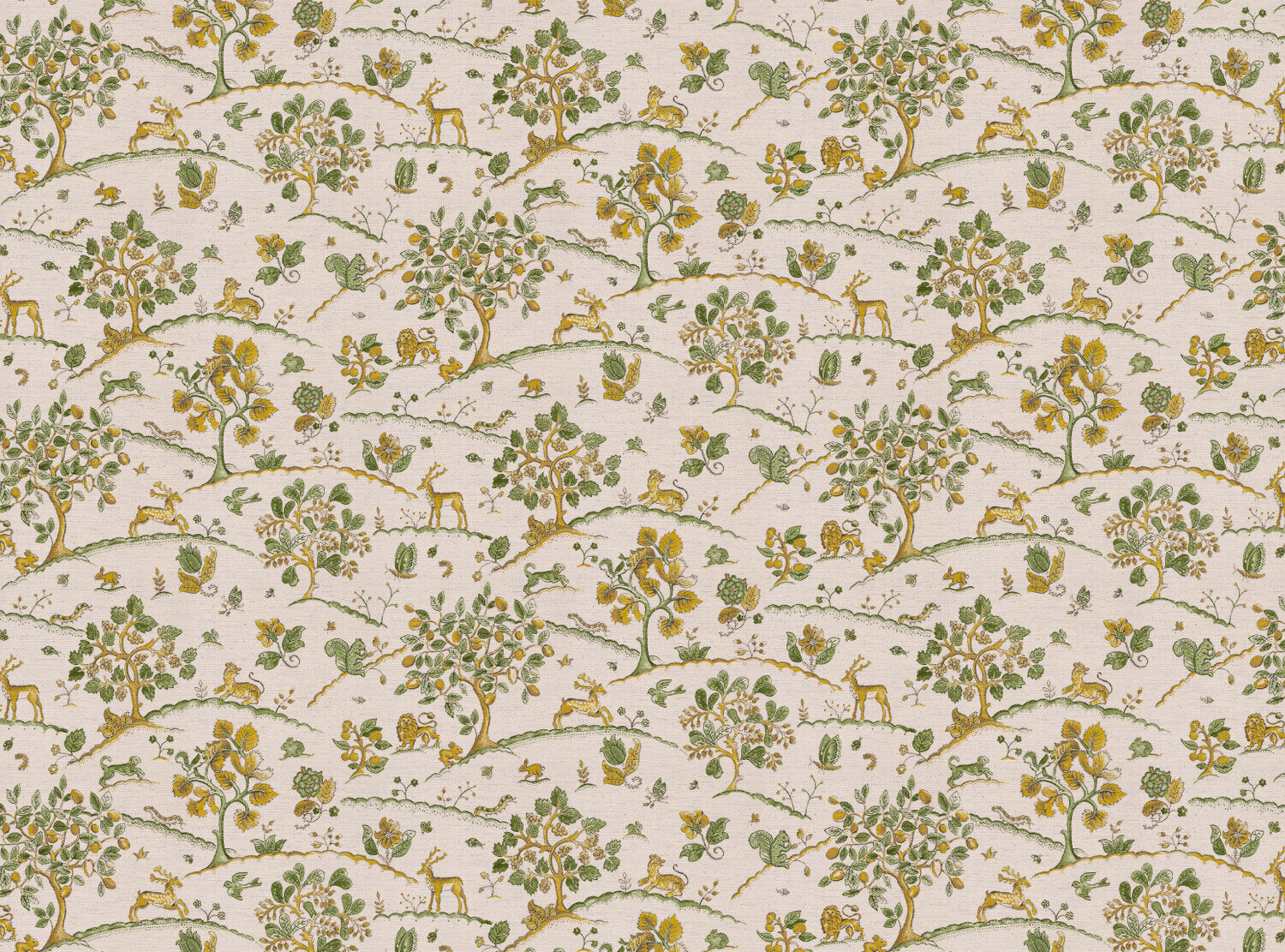 CW: Yellow and green | BASE: Natural Luxury Linen