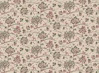 Soft pink and racing green