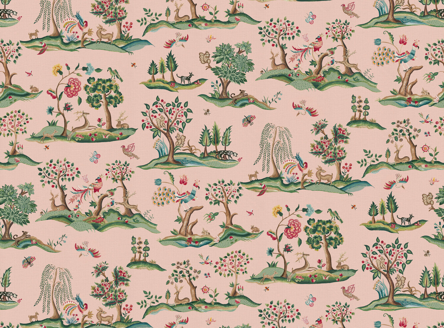CW: Multicoloured pink ground | BASE: Luxury Linen