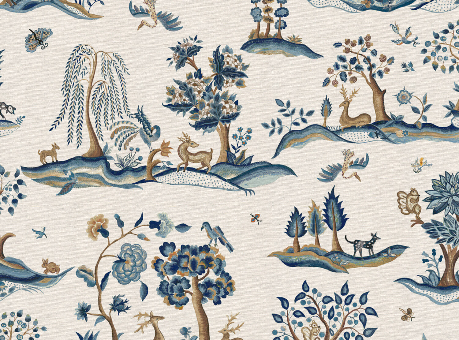 CW: Azure and chocolate | BASE: Luxury Linen