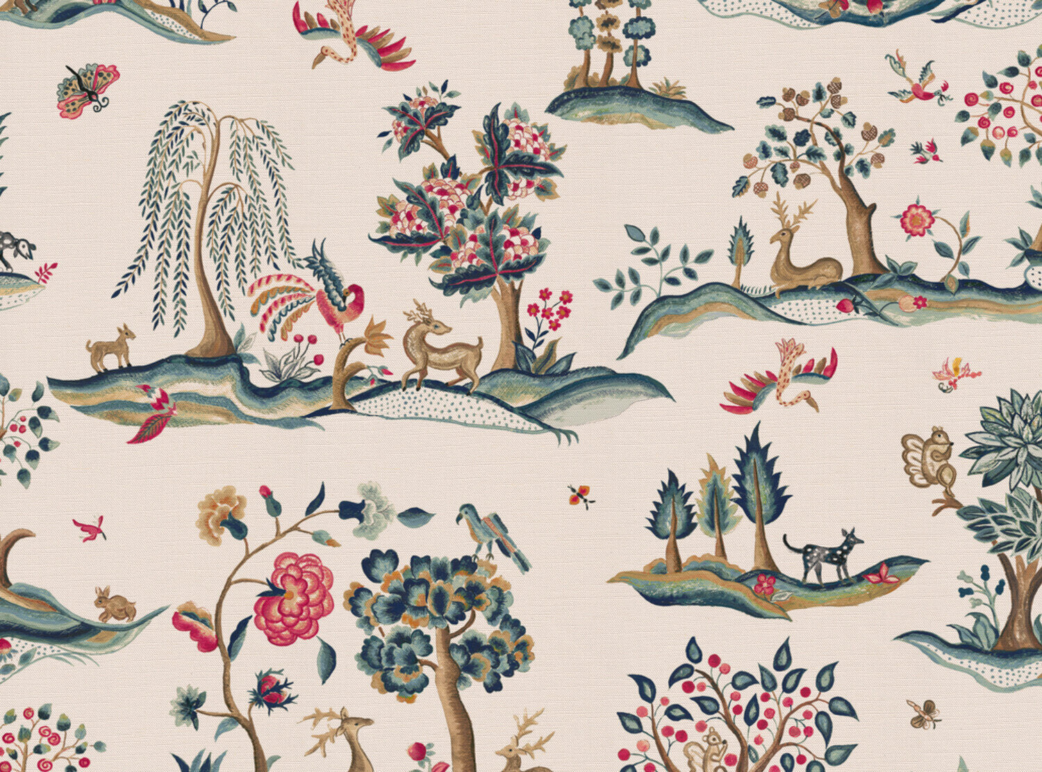 CW: Pinky red and grey blue | BASE: Luxury Linen