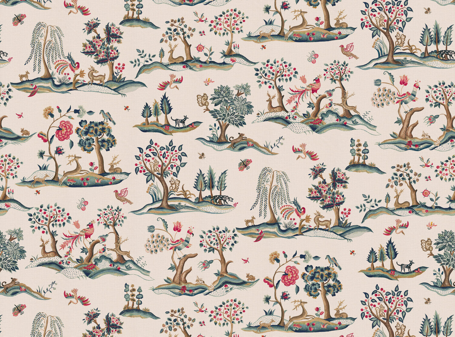 CW: Pinky red and grey blue | BASE: Luxury Linen