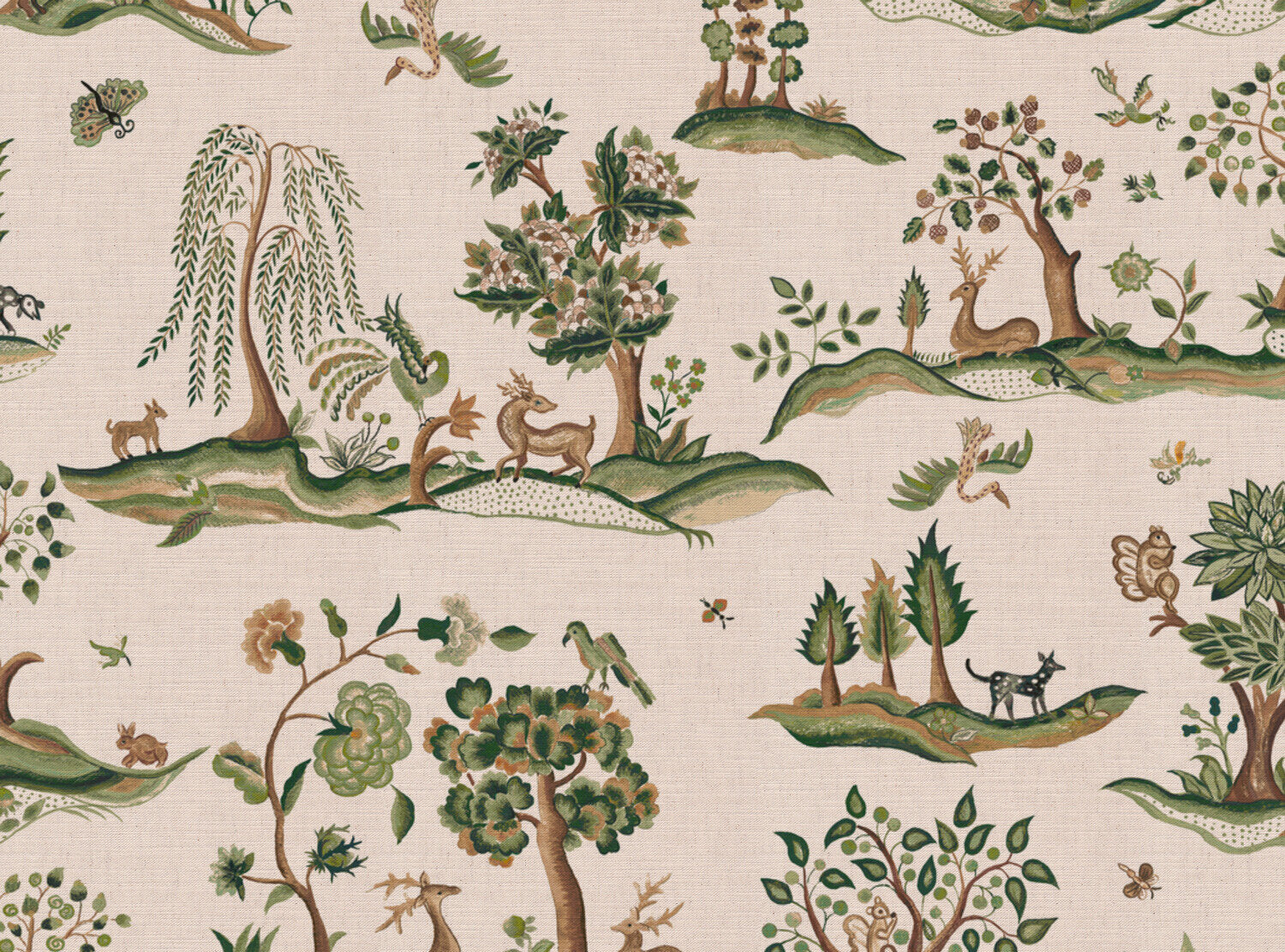 CW: Green and chocolate natural | BASE: Mercia Linen