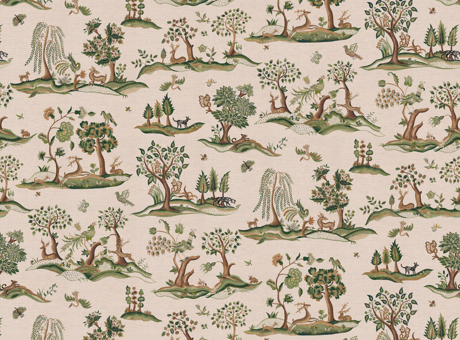 CW: Green and chocolate | BASE: Natural Luxury Linen