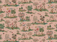 Multicoloured pink ground