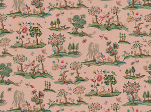 Multicoloured pink ground