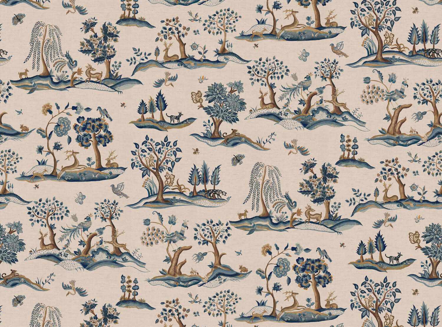 CW: Azure and chocolate | BASE: Natural Luxury Linen