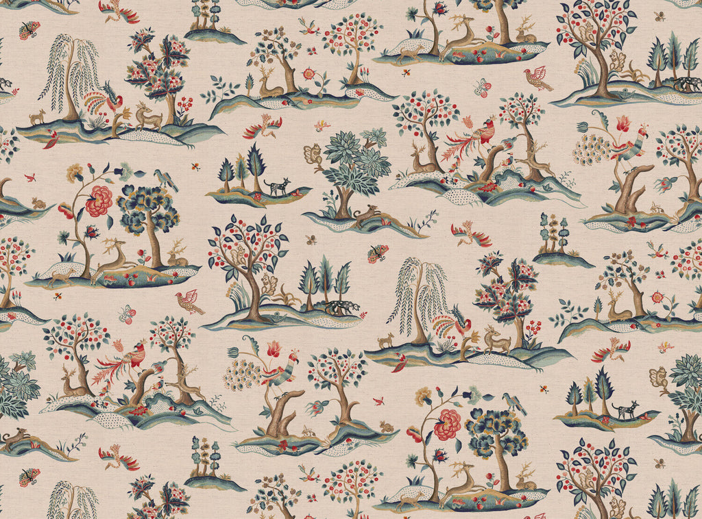 CW: Red and blue | BASE: Natural Luxury Linen