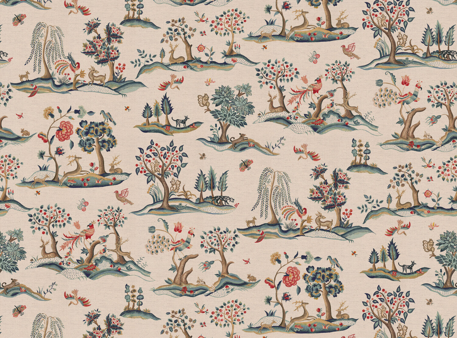 CW: Red and blue | BASE: Natural Luxury Linen