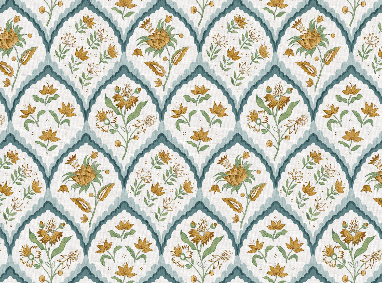 CW: Grey blue gold and green | BASE: Luxury Linen