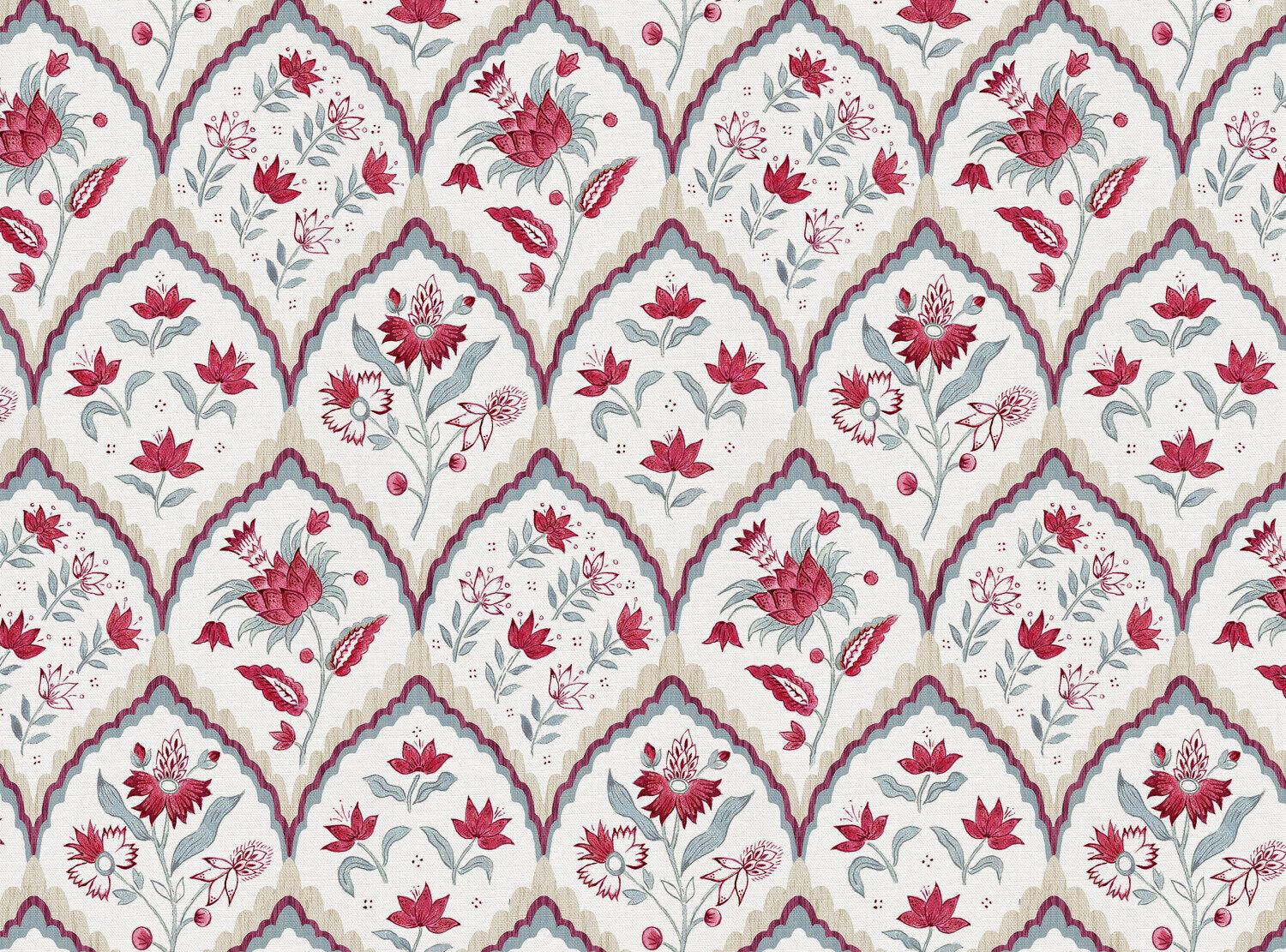 CW: Red and grey blue | BASE: Luxury Linen