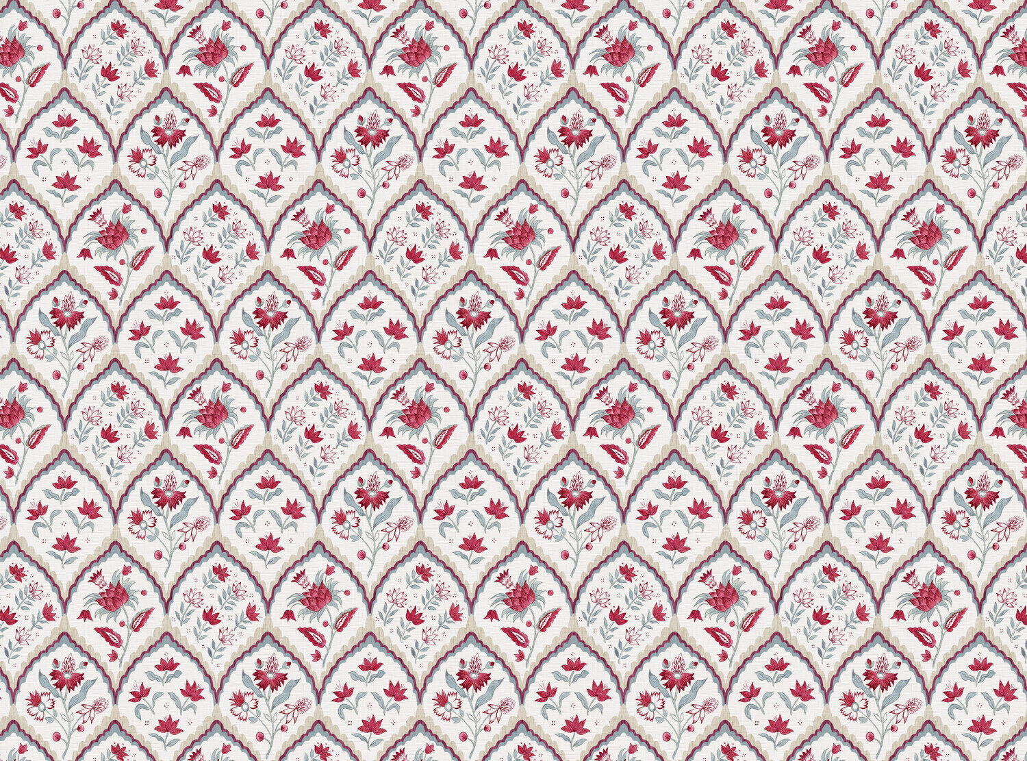 CW: Red and grey blue | BASE: Luxury Linen