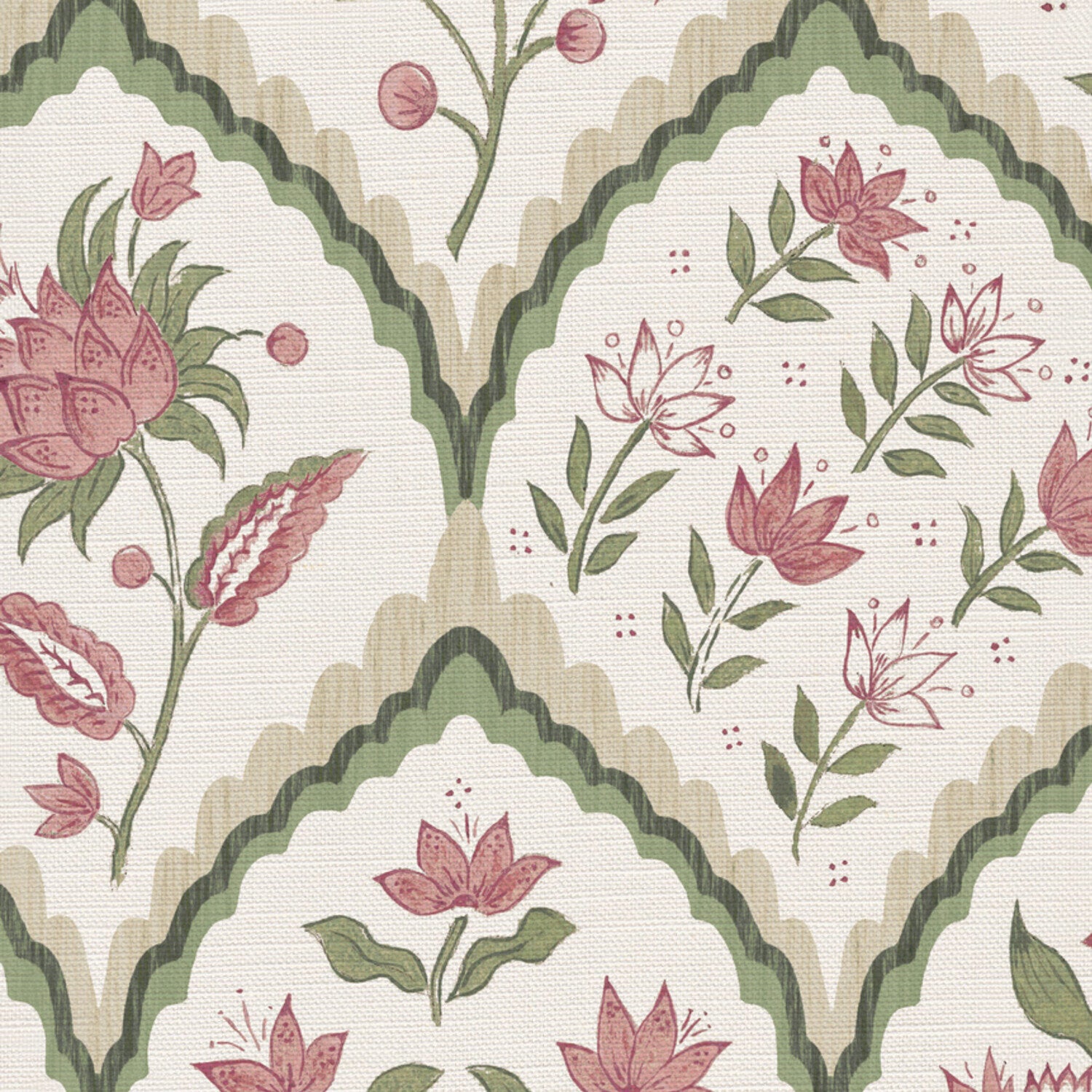 CW: Soft dusky pink and green | BASE: Luxury Linen | HERO
