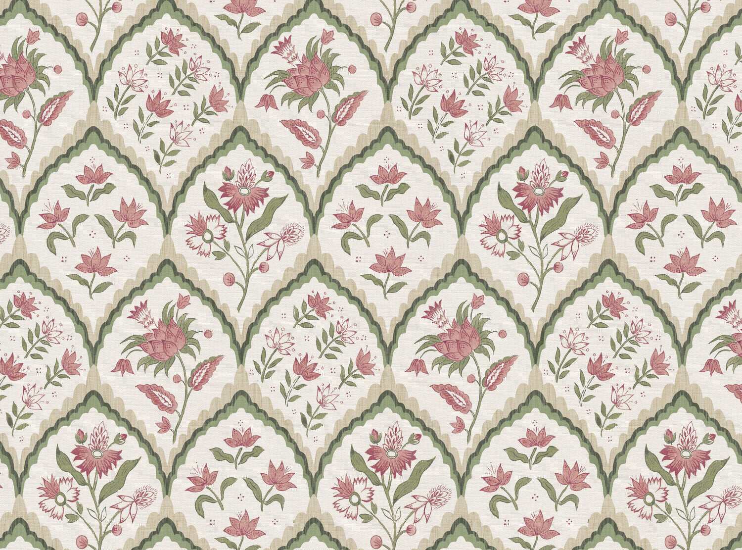 CW: Soft dusky pink and green | BASE: Luxury Linen
