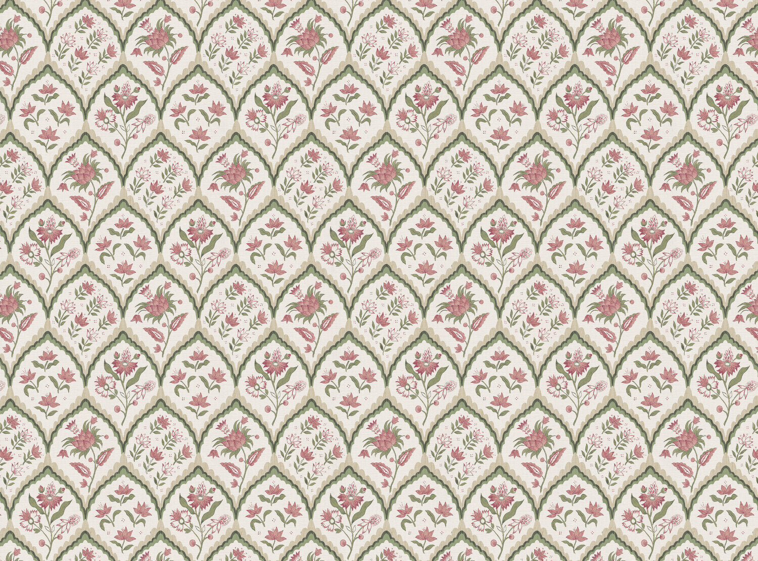 CW: Soft dusky pink and green | BASE: Luxury Linen