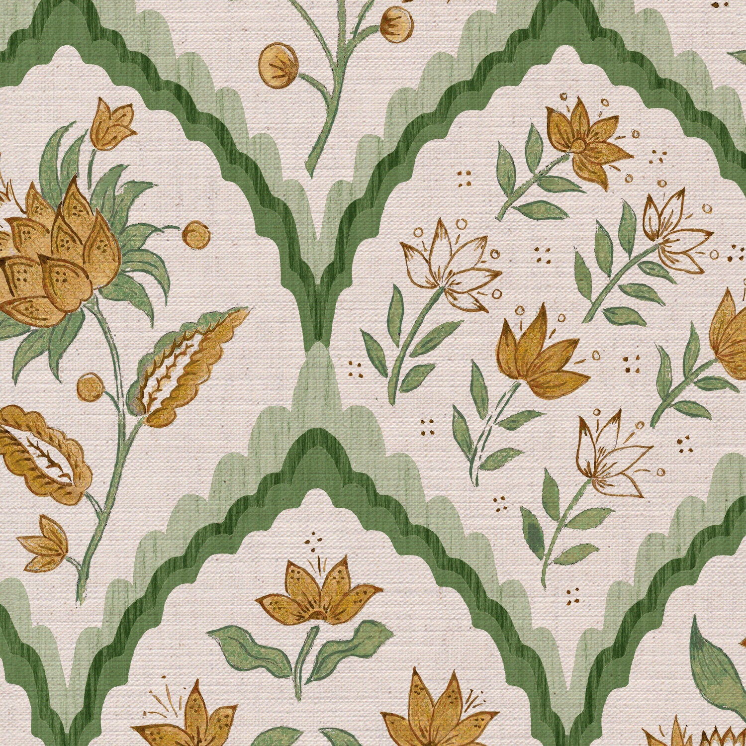CW: Gold and green | BASE: Mercia Linen | HERO