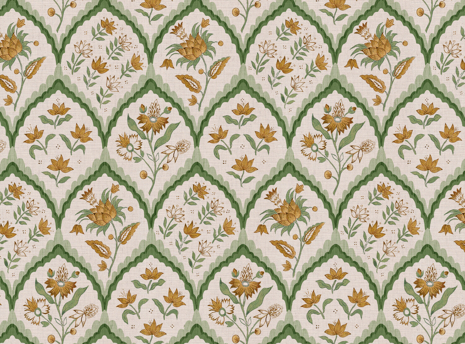 CW: Gold and green | BASE: Mercia Linen