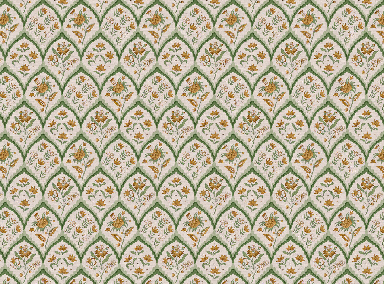 CW: Gold and green | BASE: Mercia Linen