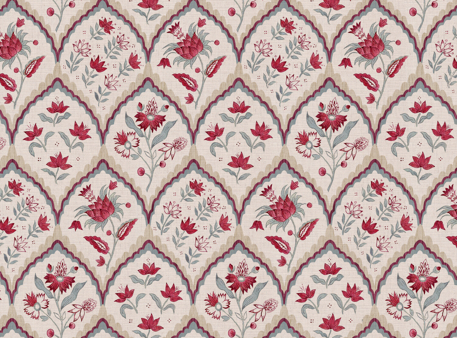 CW: Red and grey blue | BASE: Mercia Linen