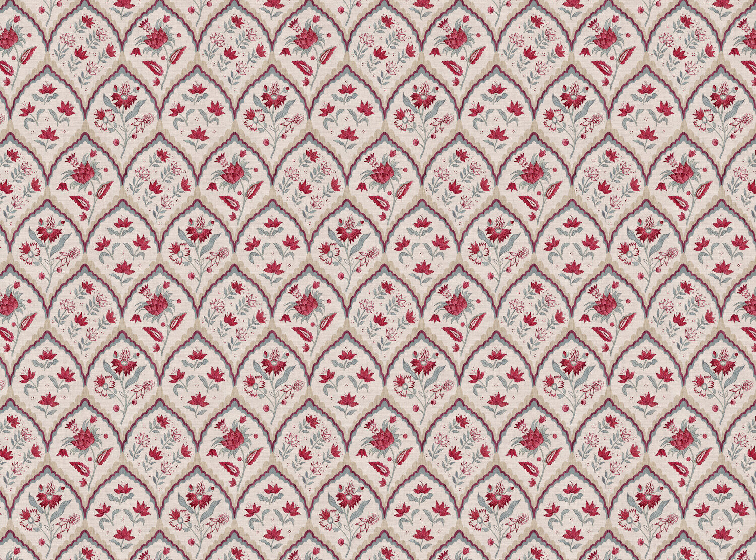CW: Red and grey blue | BASE: Mercia Linen