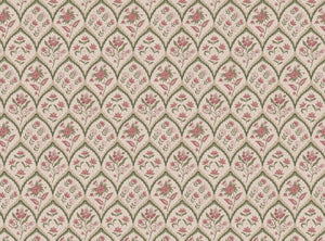 Soft dusky pink and green