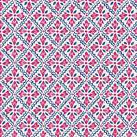 Bright pink and blue