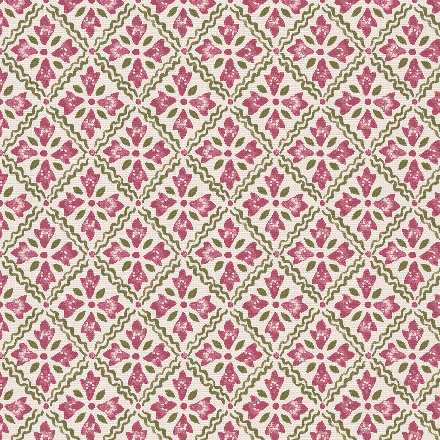 CW: Wild orchid pink and green | BASE: Luxury Linen | HERO