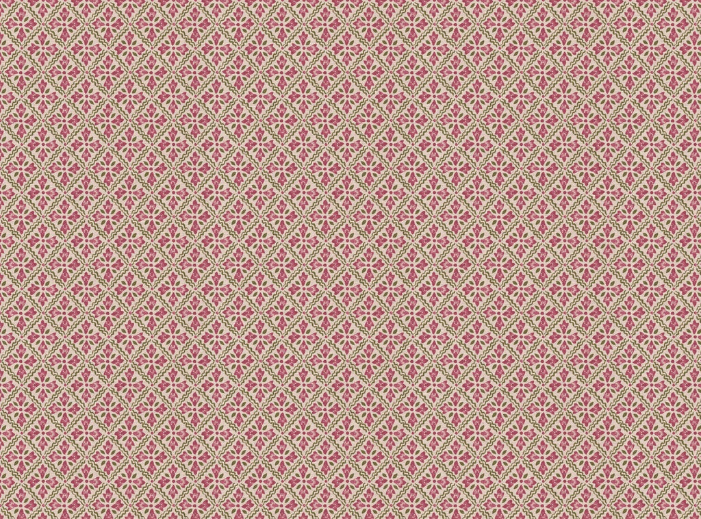 CW: Wild orchid pink and green | BASE: Mercia Linen