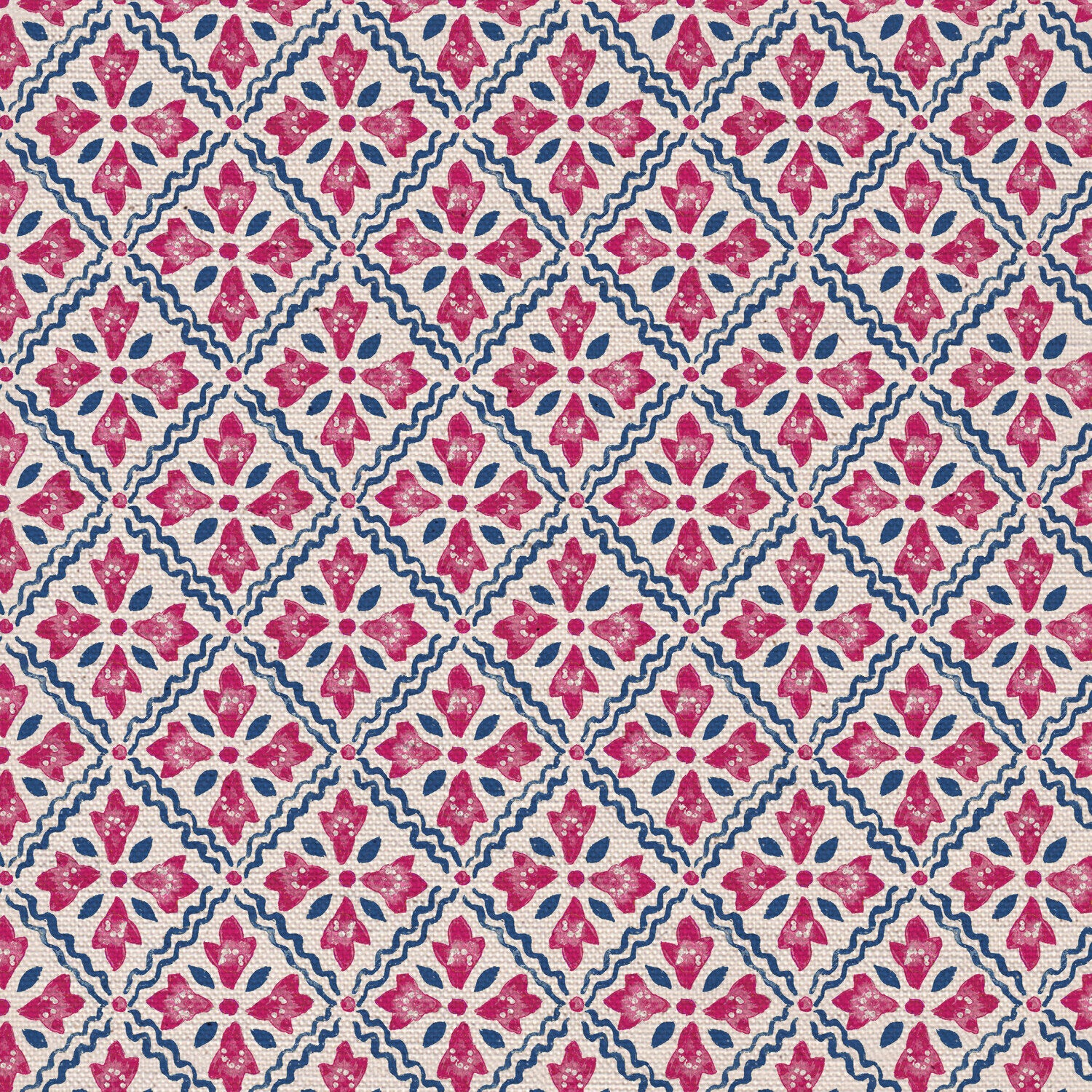 CW: Bright pink and blue | BASE: Natural Luxury Linen | HERO