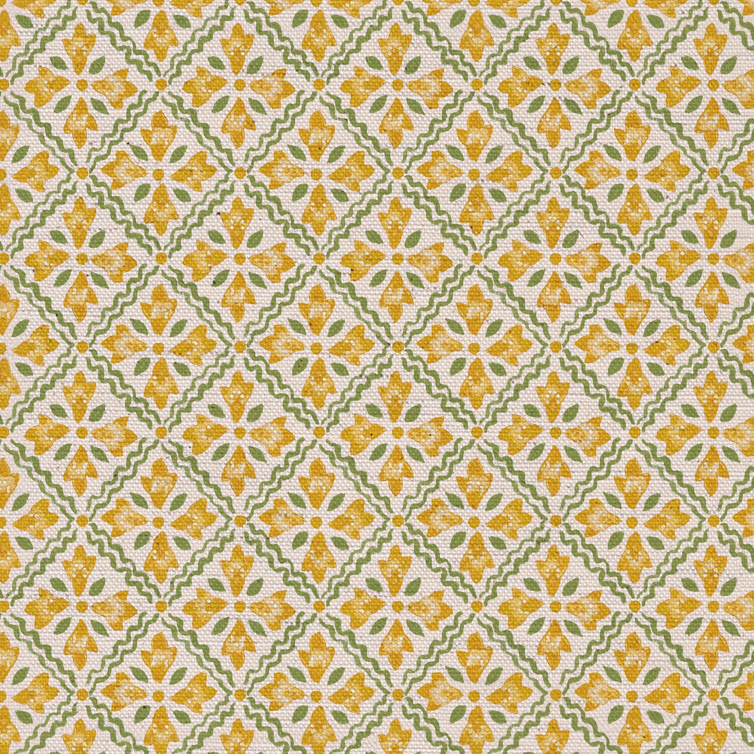 CW: Bright yellow and green | BASE: Natural Luxury Linen | HERO