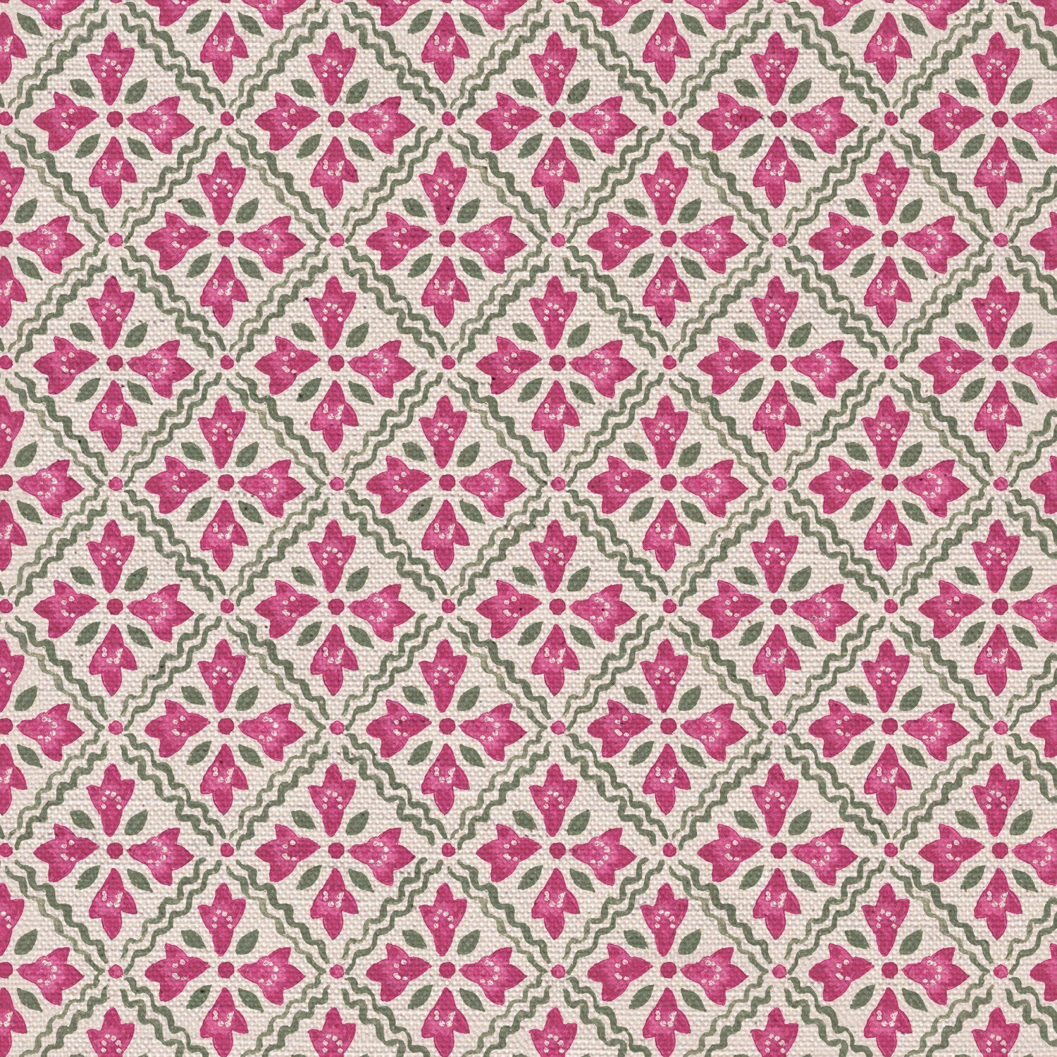 CW: Dark pink and sage | BASE: Natural Luxury Linen | HERO