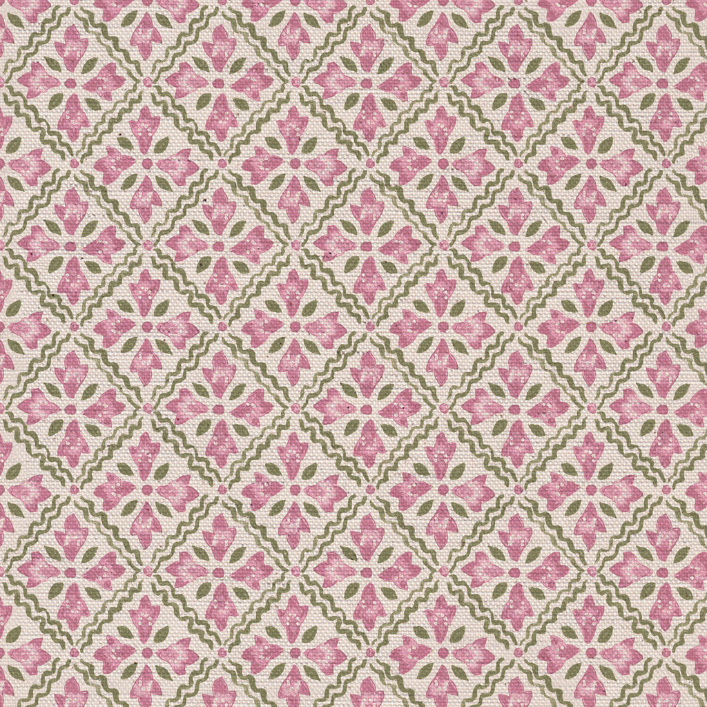 CW: Pink and green | BASE: Natural Luxury Linen | HERO