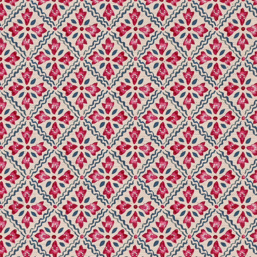 CW: Pinky red and grey blue | BASE: Natural Luxury Linen | HERO