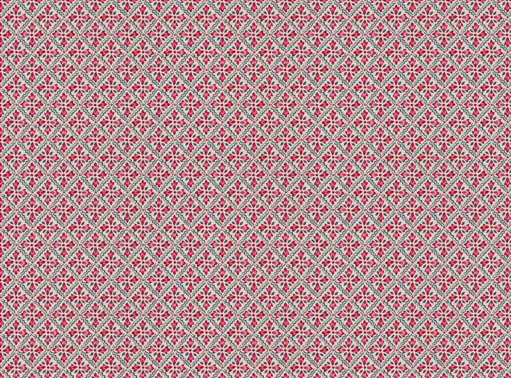 CW: Pinky red and grey blue | BASE: Natural Luxury Linen